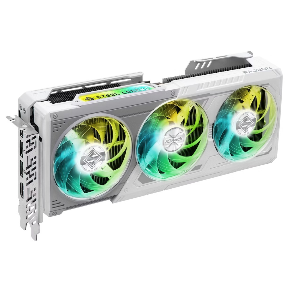 Asrock-Radeon RX 9070 XT SteelLegend 16GB GDDR6 PCI-Express Graphics Card