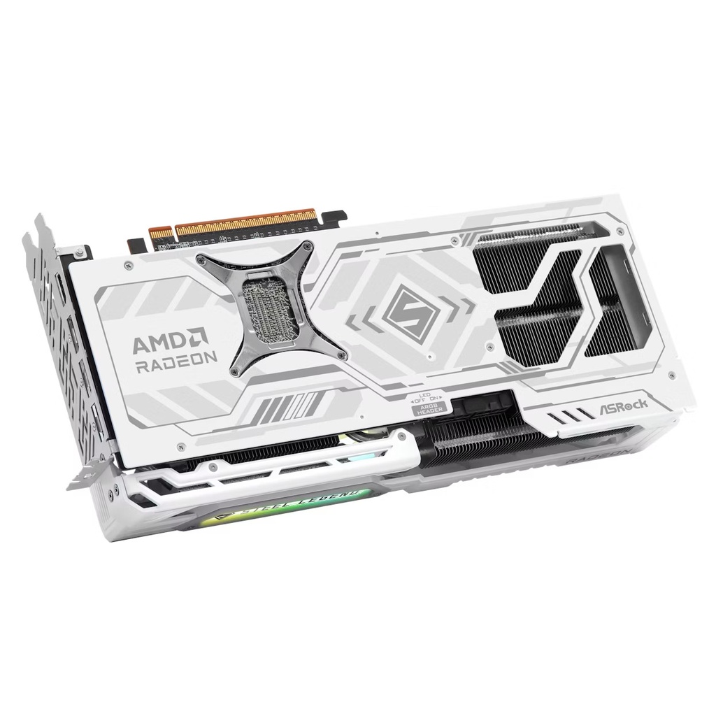 Asrock-Radeon RX 9070 XT SteelLegend 16GB GDDR6 PCI-Express Graphics Card